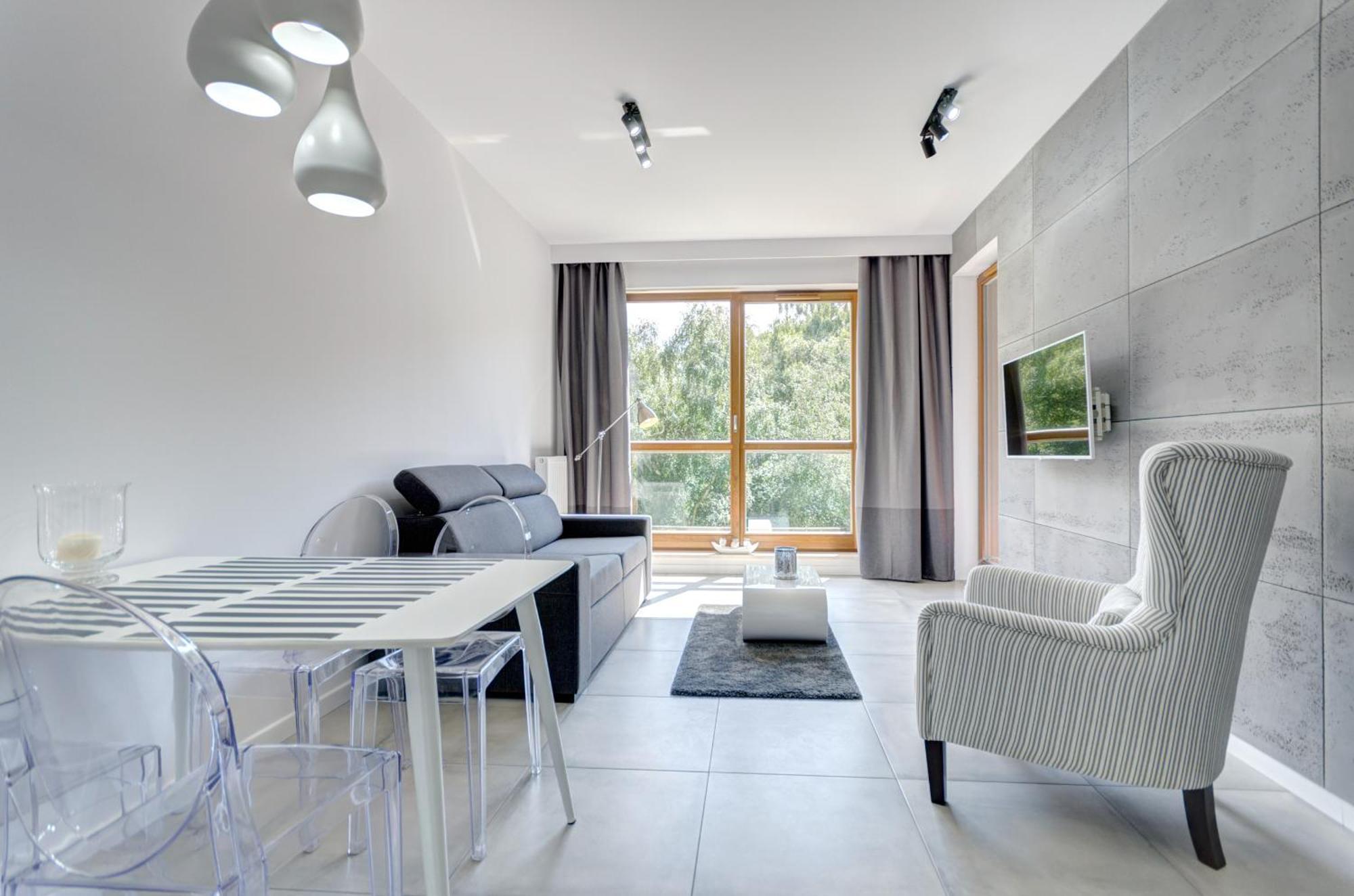 Dom & House - Apartamenty Nadmorski Dwor Gdańsk Rum bild